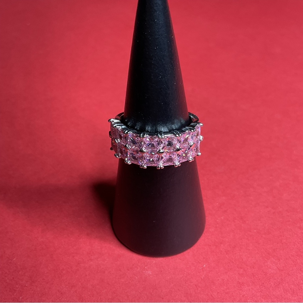 ⭐️Bomb Party RBP7774 “The Bethany Ring” CZ on Rhodium Sz 10 & 9 Rings NWT